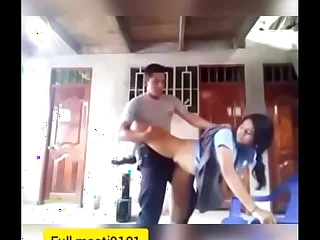 Indian village School girl fucking by an army sponger